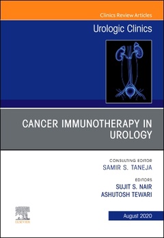 Couverture de l’ouvrage Cancer Immunotherapy in Urology, An Issue of Urologic Clinics