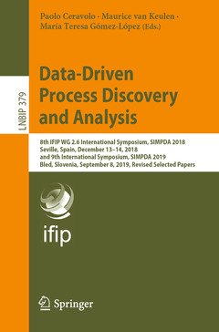 Couverture de l’ouvrage Data-Driven Process Discovery and Analysis