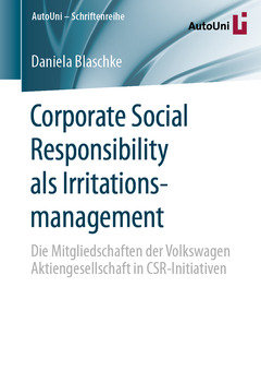 Couverture de l’ouvrage Corporate Social Responsibility als Irritationsmanagement