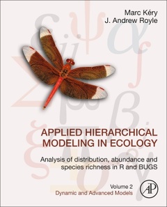 Couverture de l’ouvrage Applied Hierarchical Modeling in Ecology: Analysis of Distribution, Abundance and Species Richness in R and BUGS