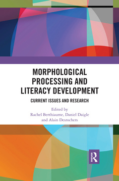 Couverture de l’ouvrage Morphological Processing and Literacy Development
