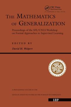 Couverture de l’ouvrage The Mathematics Of Generalization