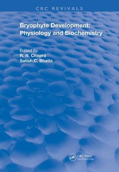 Couverture de l’ouvrage Bryophyte development : Physiology and biochemistry