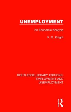 Couverture de l’ouvrage Unemployment