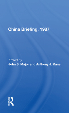 Couverture de l’ouvrage China Briefing, 1987