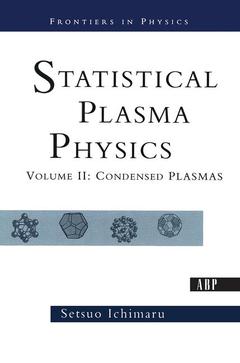 Couverture de l’ouvrage Statistical Plasma Physics, Volume II