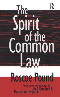 Couverture de l’ouvrage The Spirit of the Common Law