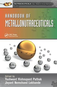 Couverture de l’ouvrage Handbook of Metallonutraceuticals