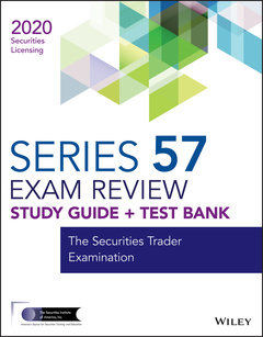 Cover of the book Wiley Series 57 Securities Licensing Exam Review 2020 + Test Bank