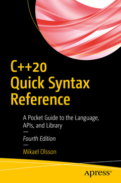 Cover of the book C++20 Quick Syntax Reference