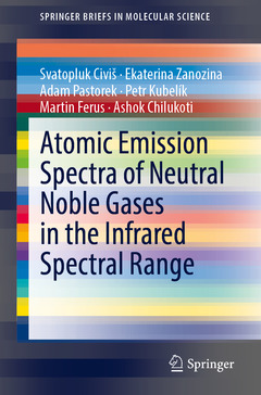 Couverture de l’ouvrage Atomic Emission Spectra of Neutral Noble Gases in the Infrared Spectral Range