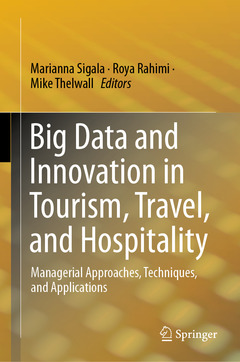 Couverture de l’ouvrage Big Data and Innovation in Tourism, Travel, and Hospitality
