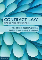 Couverture de l’ouvrage Contract Law