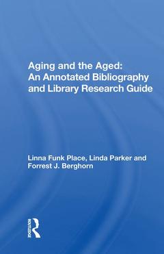 Couverture de l’ouvrage Aging And The Aged