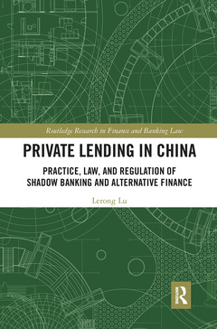 Cover of the book Private Lending in China