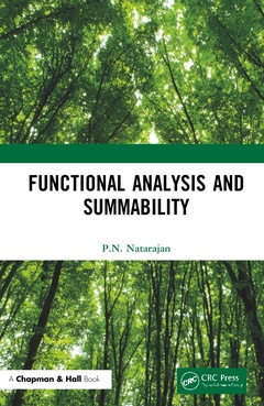 Couverture de l’ouvrage Functional Analysis and Summability