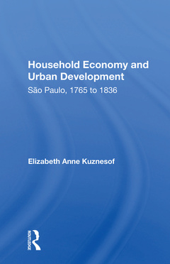 Couverture de l’ouvrage Household Economy And Urban Development
