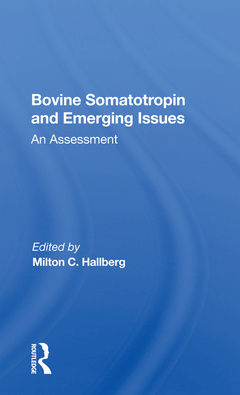 Couverture de l’ouvrage Bovine Somatotropin And Emerging Issues