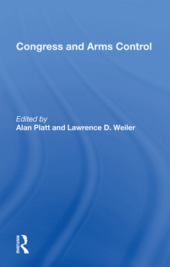 Couverture de l’ouvrage Congress & Arms Control