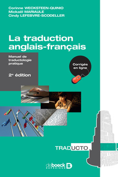 Cover of the book La traduction anglais-français