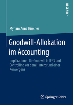 Couverture de l’ouvrage Goodwill-Allokation im Accounting