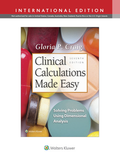 Couverture de l’ouvrage Clinical Calculations Made Easy