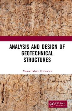 Couverture de l’ouvrage Analysis and Design of Geotechnical Structures