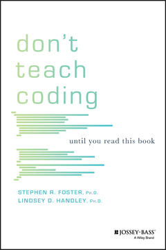 Couverture de l’ouvrage Don't Teach Coding