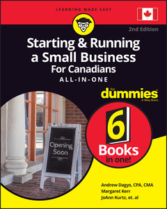 Couverture de l’ouvrage Starting & Running a Small Business For Canadians All-in-One For Dummies