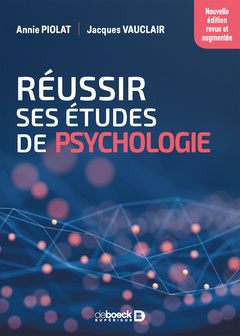 Couverture de l’ouvrage Réussir ses études de psychologie