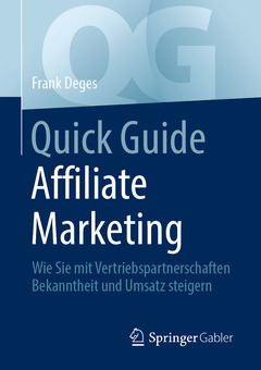 Couverture de l’ouvrage Quick Guide Affiliate Marketing