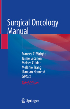 Cover of the book Surgical Oncology Manual