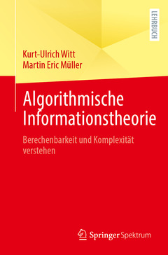 Couverture de l’ouvrage Algorithmische Informationstheorie