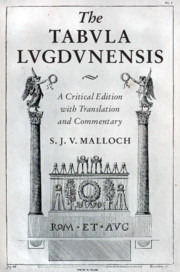 Couverture de l’ouvrage The Tabula Lugdunensis