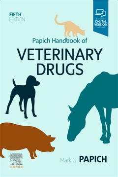 Couverture de l’ouvrage Papich Handbook of Veterinary Drugs
