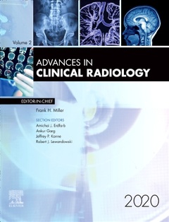 Couverture de l’ouvrage Advances in Clinical Radiology, 2020