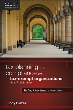Cover of the book Tax Planning and Compliance for Tax-Exempt Organizations