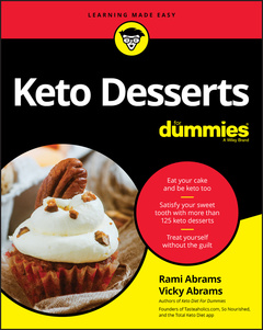 Couverture de l’ouvrage Keto Desserts For Dummies