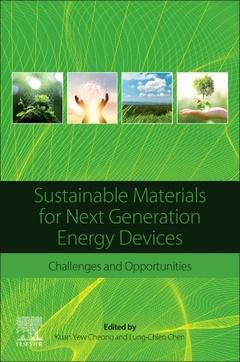 Cover of the book Sustainable Materials for Next Generation Energy Devices