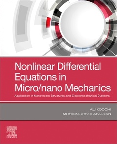 Couverture de l’ouvrage Nonlinear Differential Equations in Micro/nano Mechanics