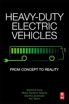Couverture de l’ouvrage Heavy-Duty Electric Vehicles