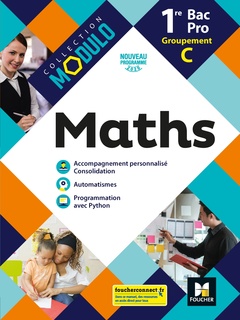 Cover of the book Modulo - MATHEMATIQUES 1re Bac Pro Groupement C - Ed. 2020 - Livre élève