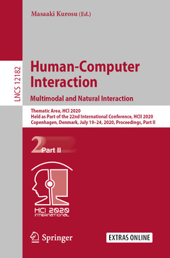 Couverture de l’ouvrage Human-Computer Interaction. Multimodal and Natural Interaction