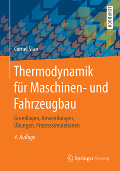 Couverture de l’ouvrage Thermodynamik für Maschinen- und Fahrzeugbau
