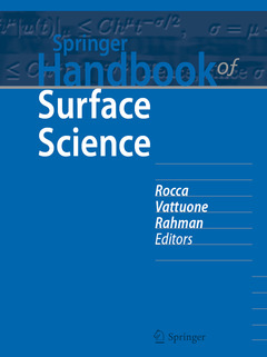 Couverture de l’ouvrage Springer Handbook of Surface Science