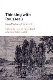 Couverture de l’ouvrage Thinking with Rousseau