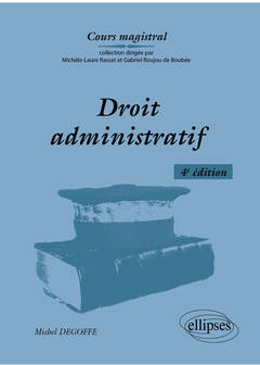 Couverture de l’ouvrage Droit administratif - 4e édition