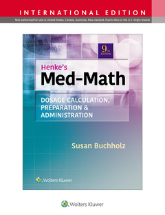Cover of the book Henke's Med Math