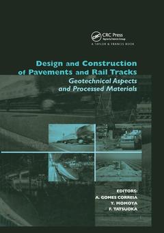 Couverture de l’ouvrage Design and Construction of Pavements and Rail Tracks