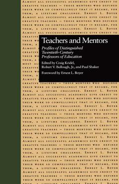Couverture de l’ouvrage Teachers and Mentors